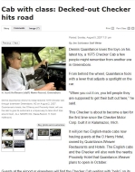 Checker Cab Article