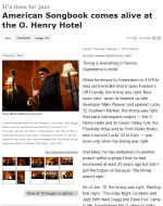 GoTriad Feature of O.Henry Hotel Cocktails and Jazz