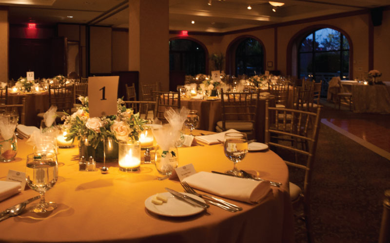 O.Henry Hotel Weddings - Diana and Thomas tables