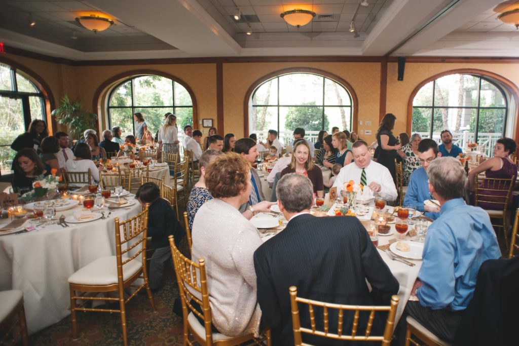 Wedding Reception in Caldwell Room at O.Henry Hotel