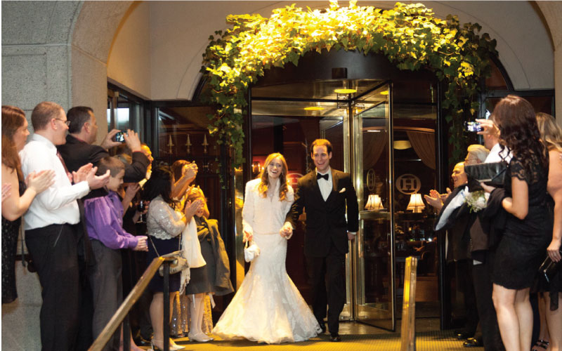 O.Henry Hotel Weddings - Diana and Thomas leaving o.henry hotel