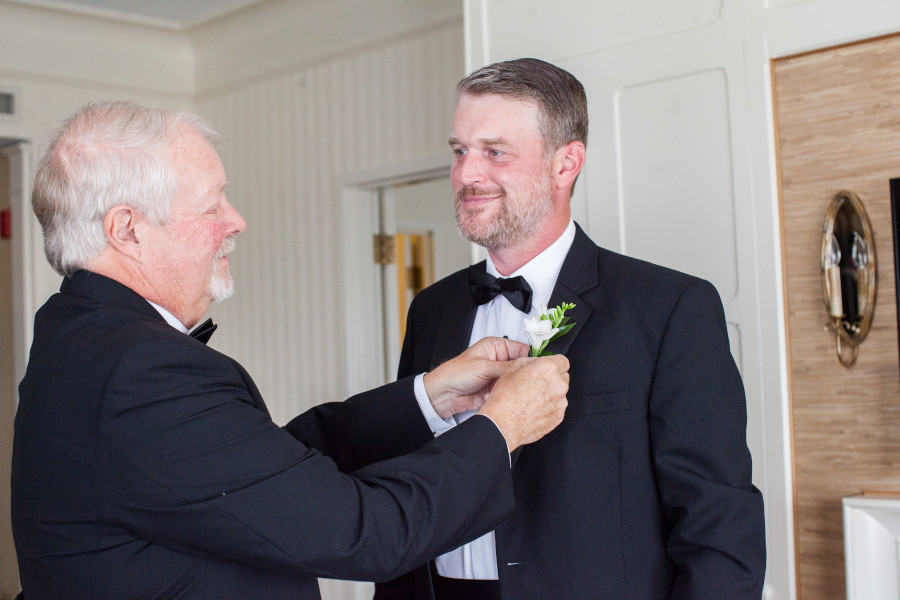 Weddings at O.Henry Hotel Groom Getting Ready Portraits