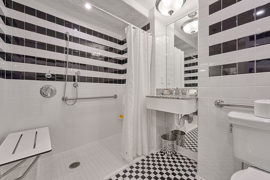 O.Henry Hotel Accessible Queen Room with Roll In Shower
