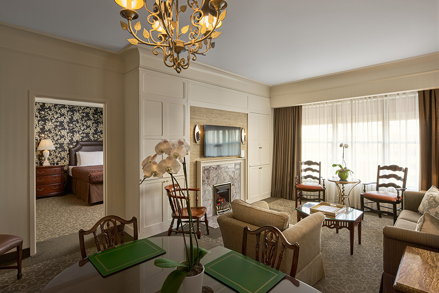 O.Henry Hotel Magi Suite Living Room and Bedroom