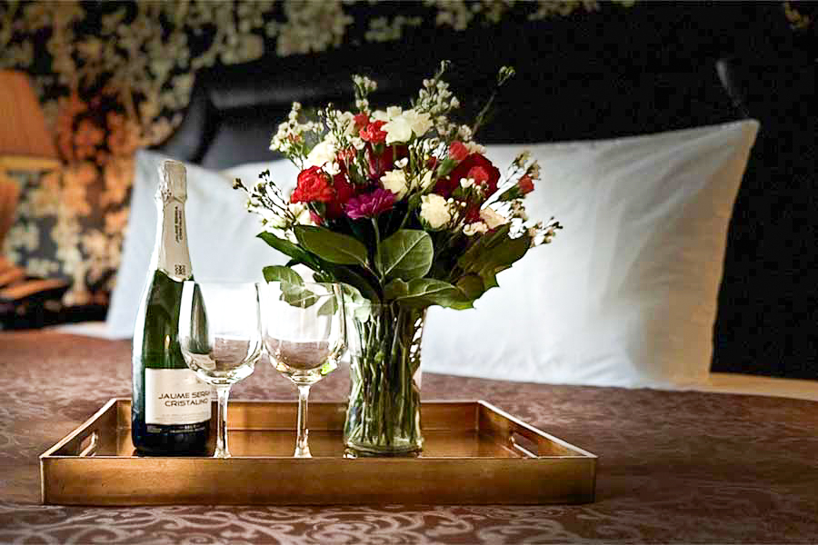 Al la Carte Amenities Ala Carte Amenities, bottle of champagne, flowers