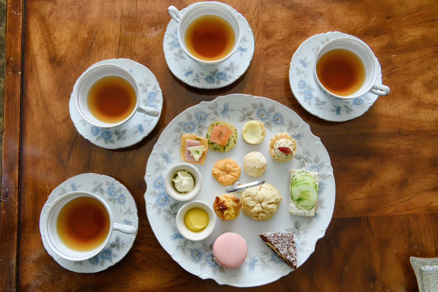 Tea in the Porter Hospitality Suite - Photo by Brian Anthony Photography