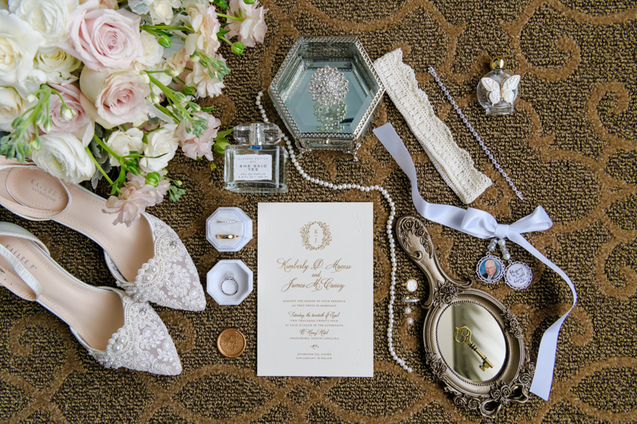 Wedding Details Collage of wedding details.