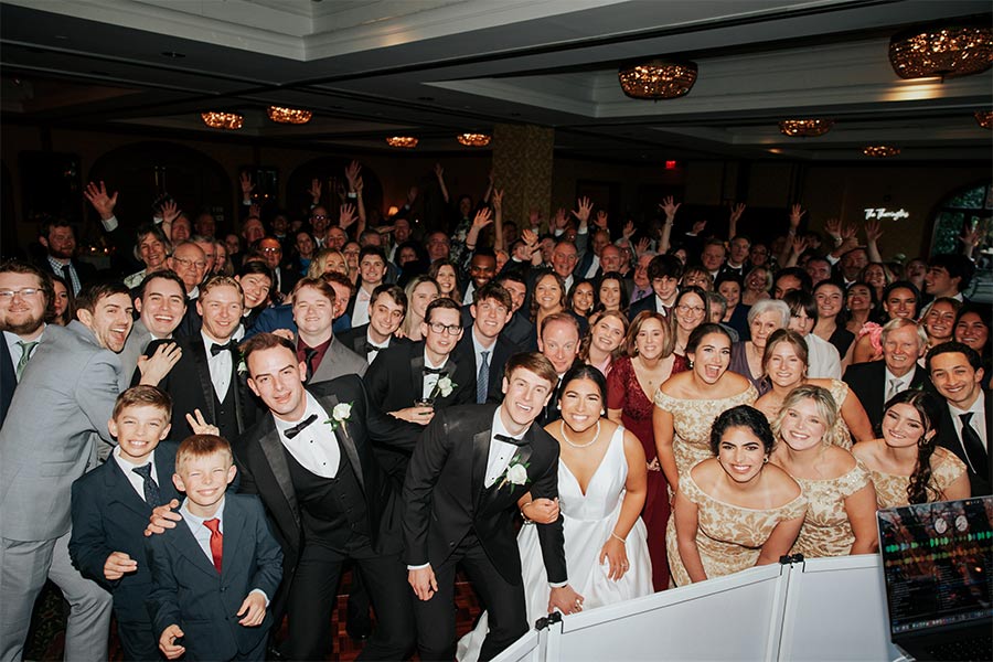 O.Henry Hotel wedding reception in Caldwell Room Greensboro North Carolina with 130+ guests