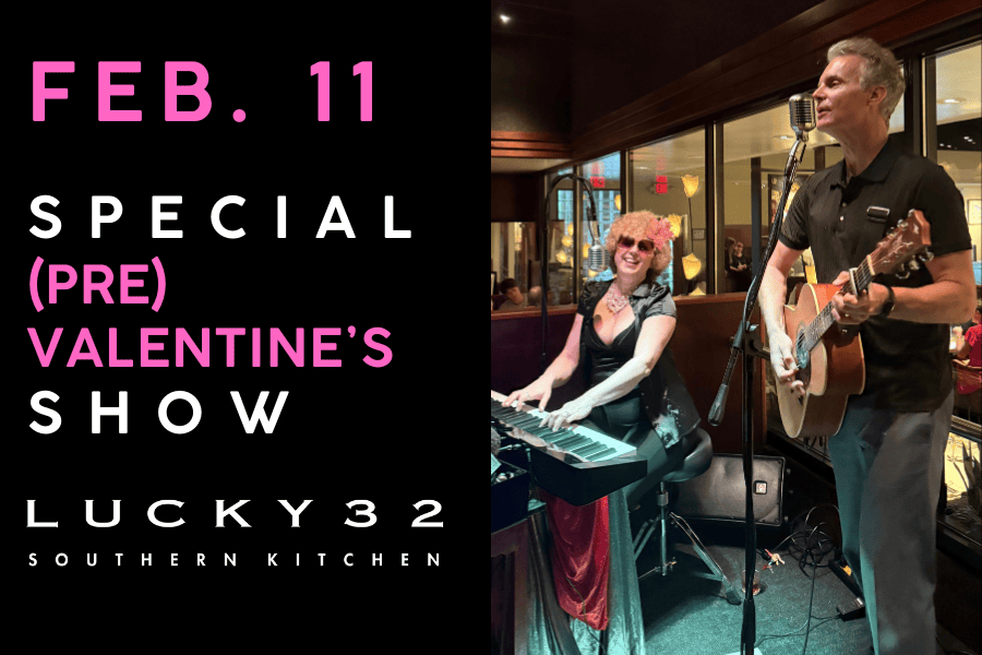 The Olsons (formerly AM rOdeO) Pre-Valentines Show at Lucky 32 with Jessica Mashburn and Evan Olson
