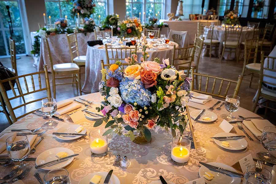 English Countryside Table-scape | Micciche Photography Elegant English garden reception in the Pavilion Room