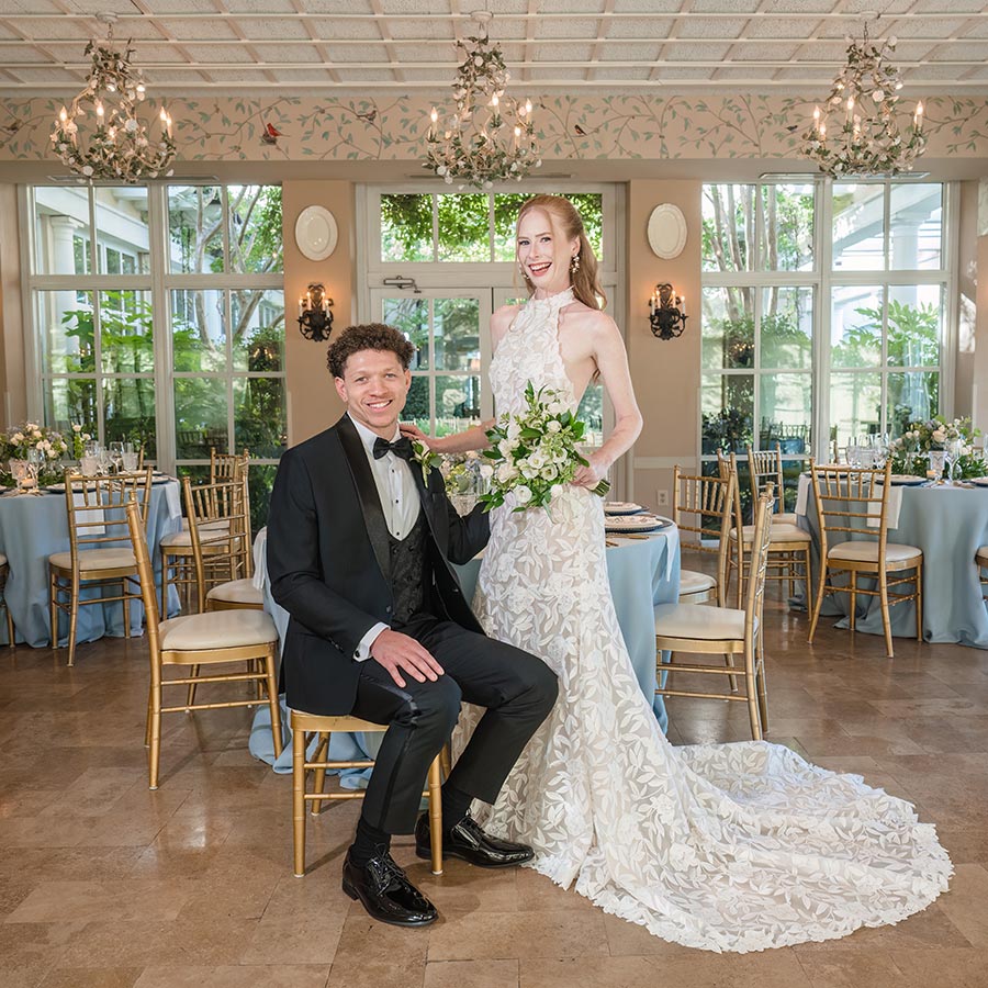 Pavilion Room Bride & Groom | Photo by In His Image Photography Bride and Groom together in the Pavilion Room