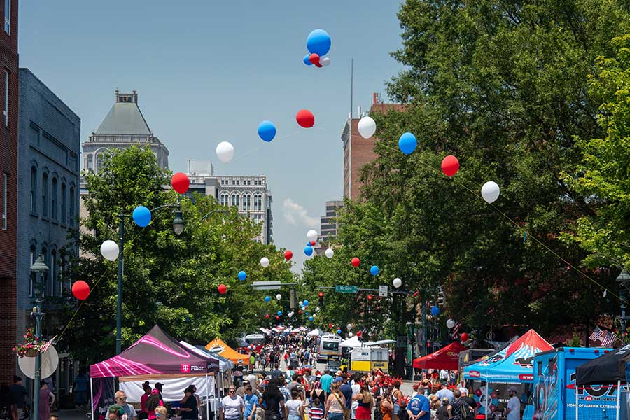 Fun Fourth Festival Downtown Greensboro