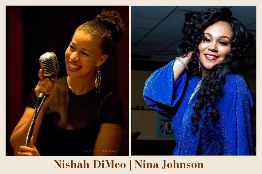 Nishah_Nina_Aug._20 Nishah DiMeo and Nin aJohnson perform with the O.Henry Trio on August 20