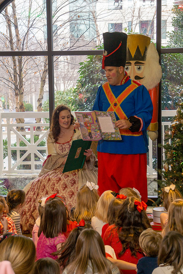 Nutcracker Tea Story Time The Nutcracker reads the story of "The Nutcracker."